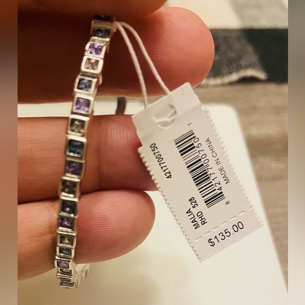 Kendra Scott Malia Lilac Mix/Silver bracelet